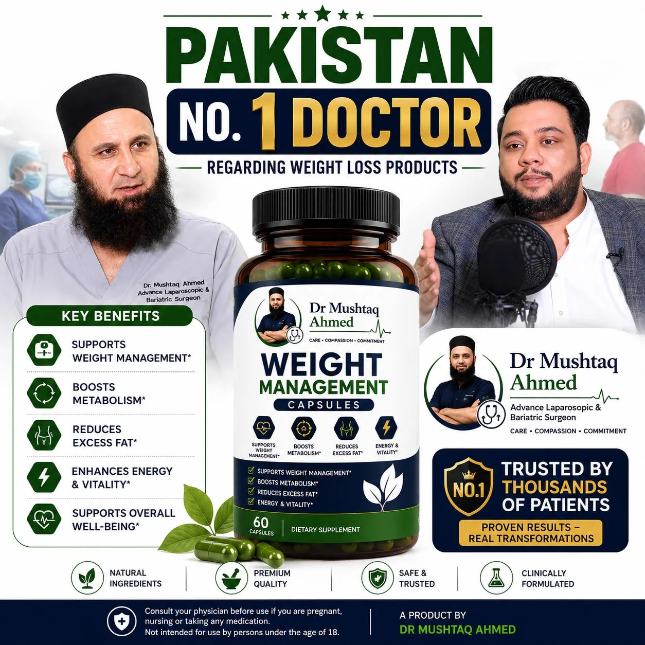 Weight Management Capsules By Doc Mushtaq Ahmed